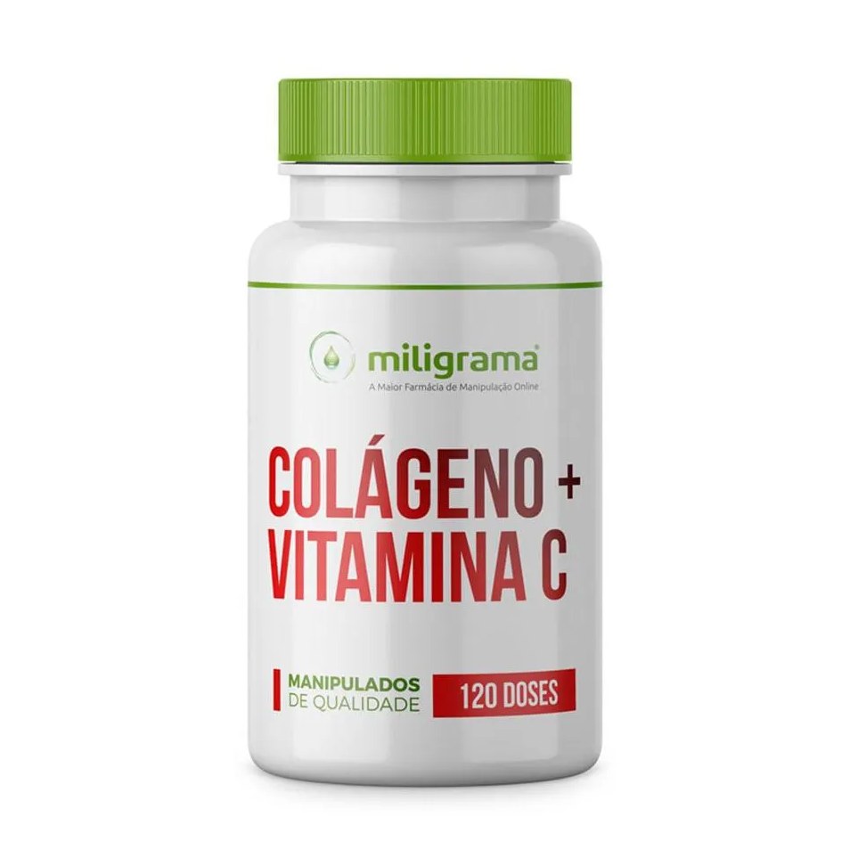Colágeno 300mg com Vitamina C 300mg 120 Doses