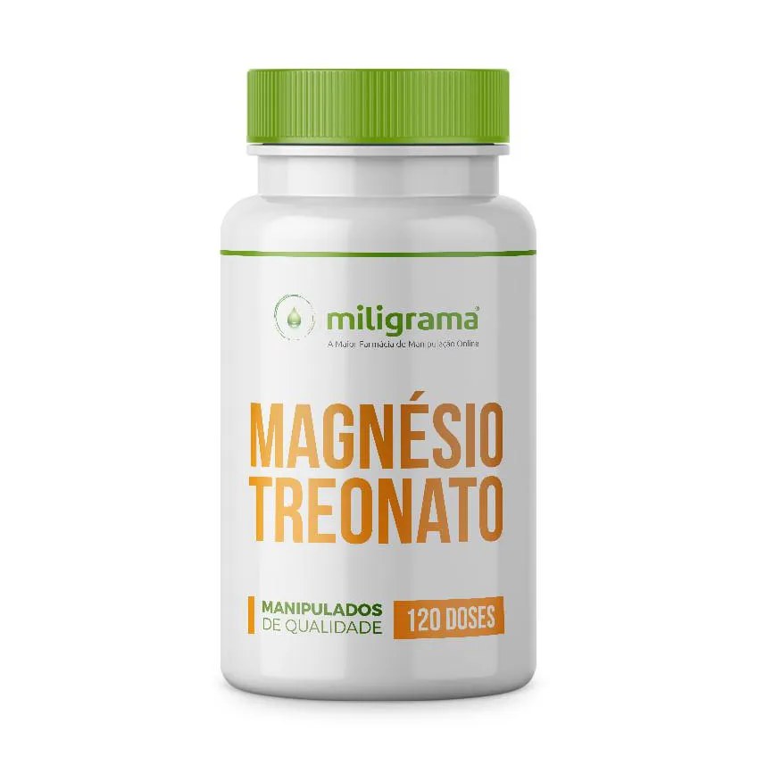 Magnésio Treonato 300mg 120 Doses