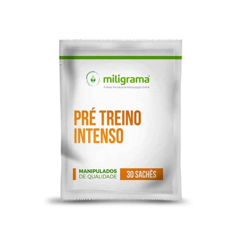 Pré Treino Intenso 30 Sachês Sabor Laranja