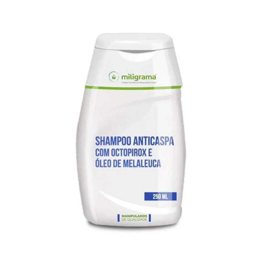 Shampoo Anticaspa: Octopirox e Óleo de Melaleuca 250ml