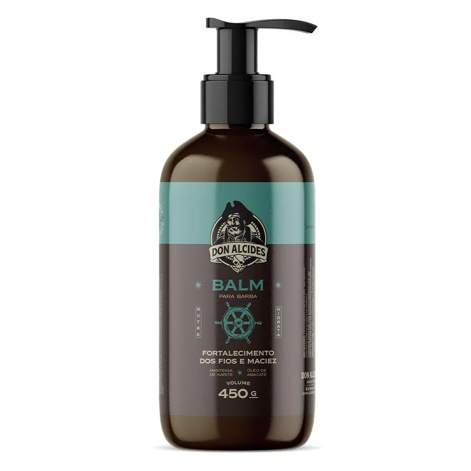 Balm para Barba 450g Bancada Barbearia Calico Jack Don Alcides