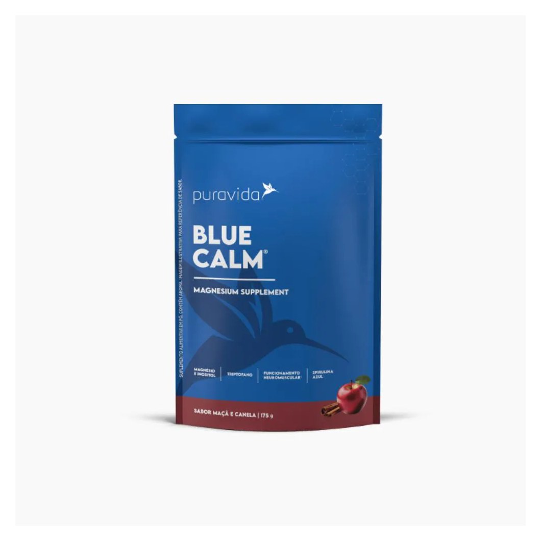 Blue Calm Magnesium Sabor Canela - 175g - Puravida