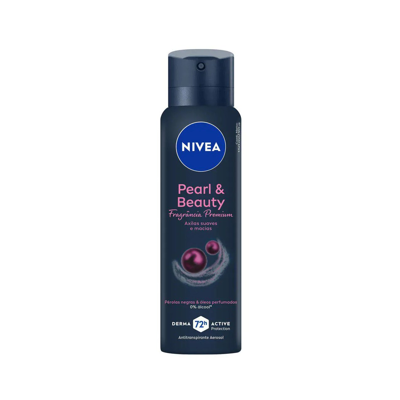 Desodorante Antitranspirante Aerosol Nivea Pearl & Beauty Fragância Premium Feminino 72h 150ml