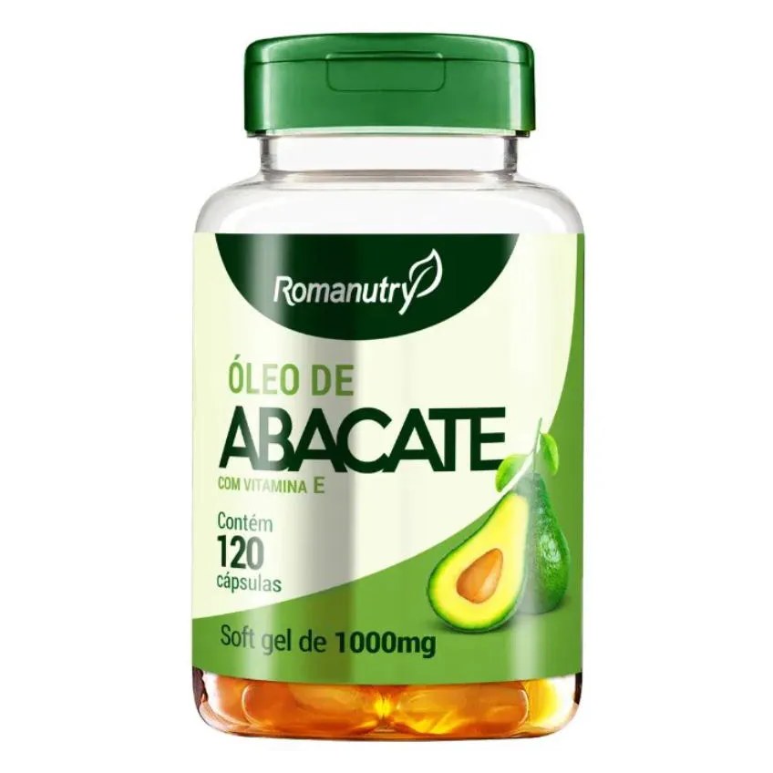 Óleo de Abacate 1000mg 120 cápsula – Romanutry