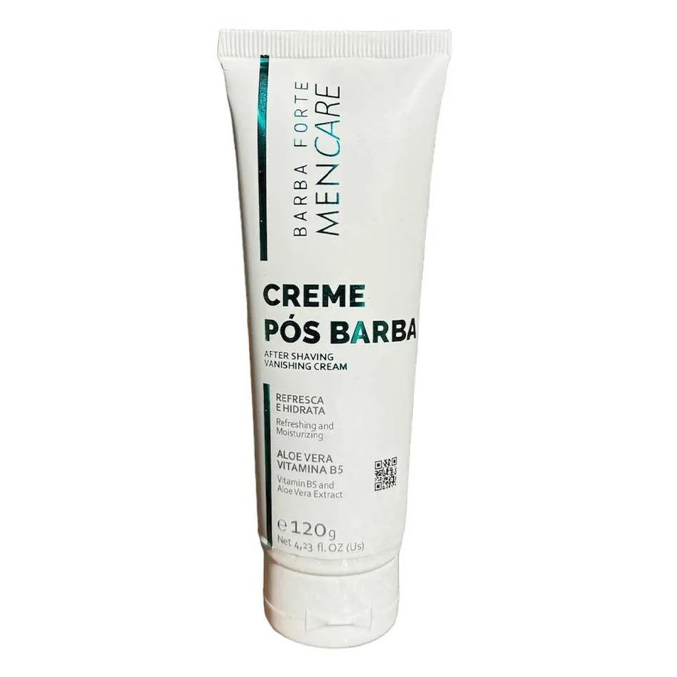 Creme Pós Barba Men Care com Aloe Vera Refrescante 120g Barba Forte