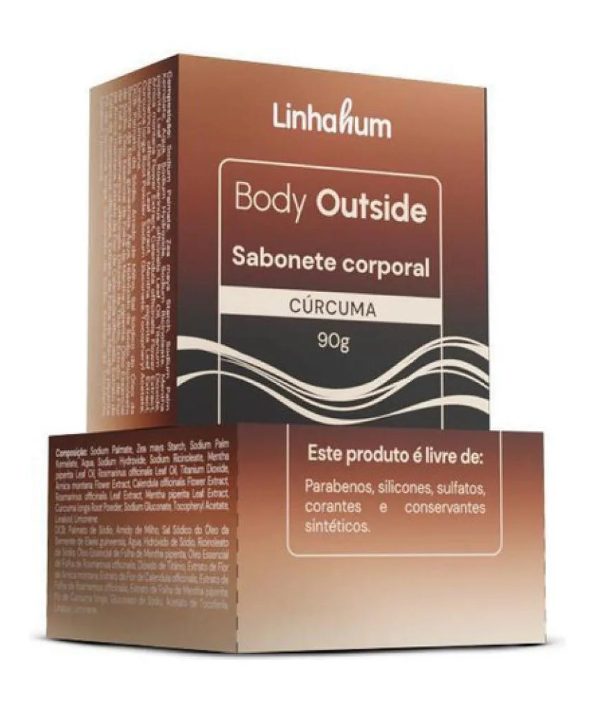 Sabonete Corporal Cúrcuma Body Outside 90g Linhahum