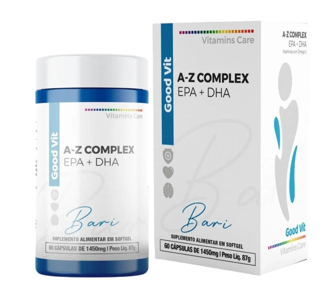 A-Z Complex 60 Cápsulas Softgel Minerais Pós Bariátrica
