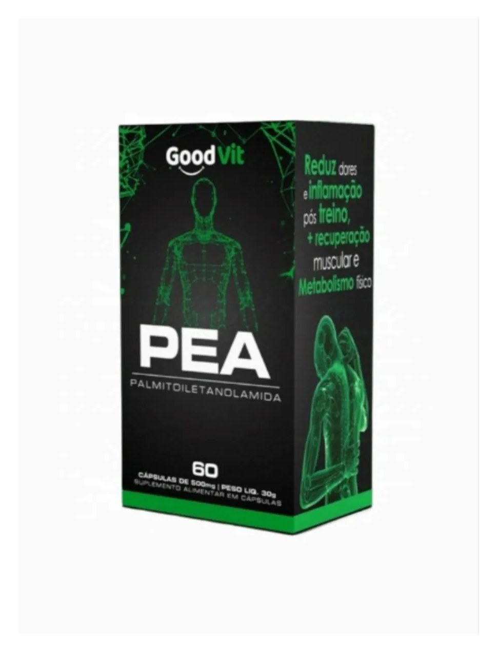 Pea Good Vit Palmitoiletanolamida Suplemento com 60 Cápsulas