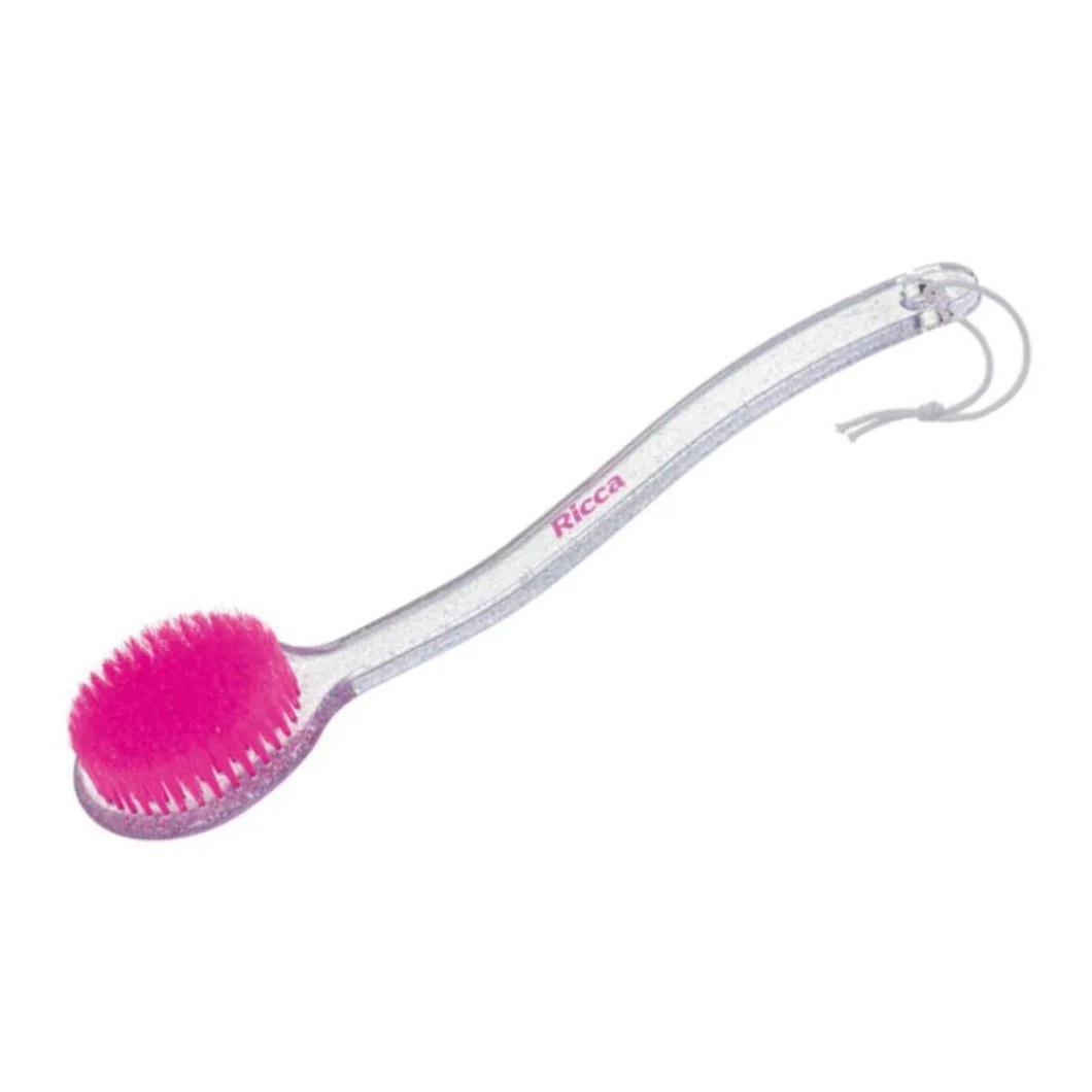 Escova de Banho Ricca Redonda Rosa Cód.306