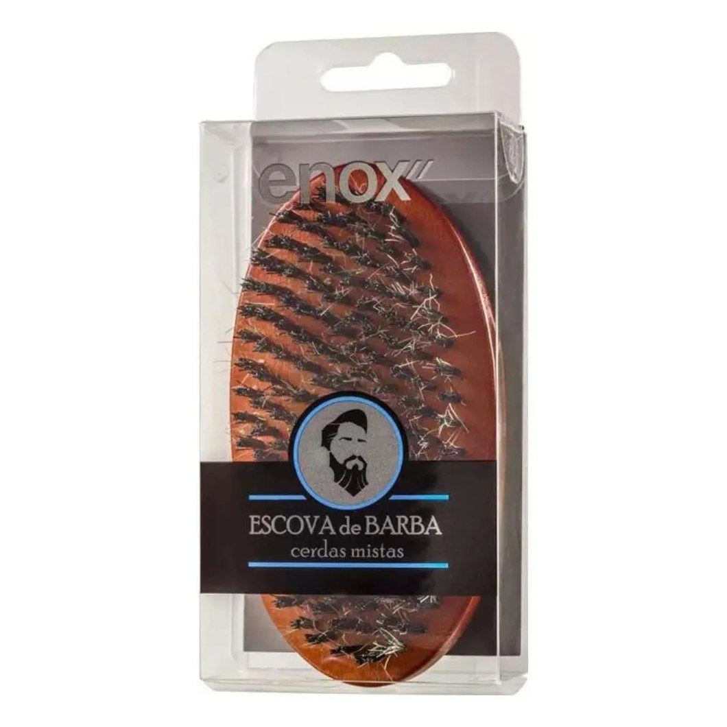 Escova de Barba Enox Cerdas Mistas Cód.1745