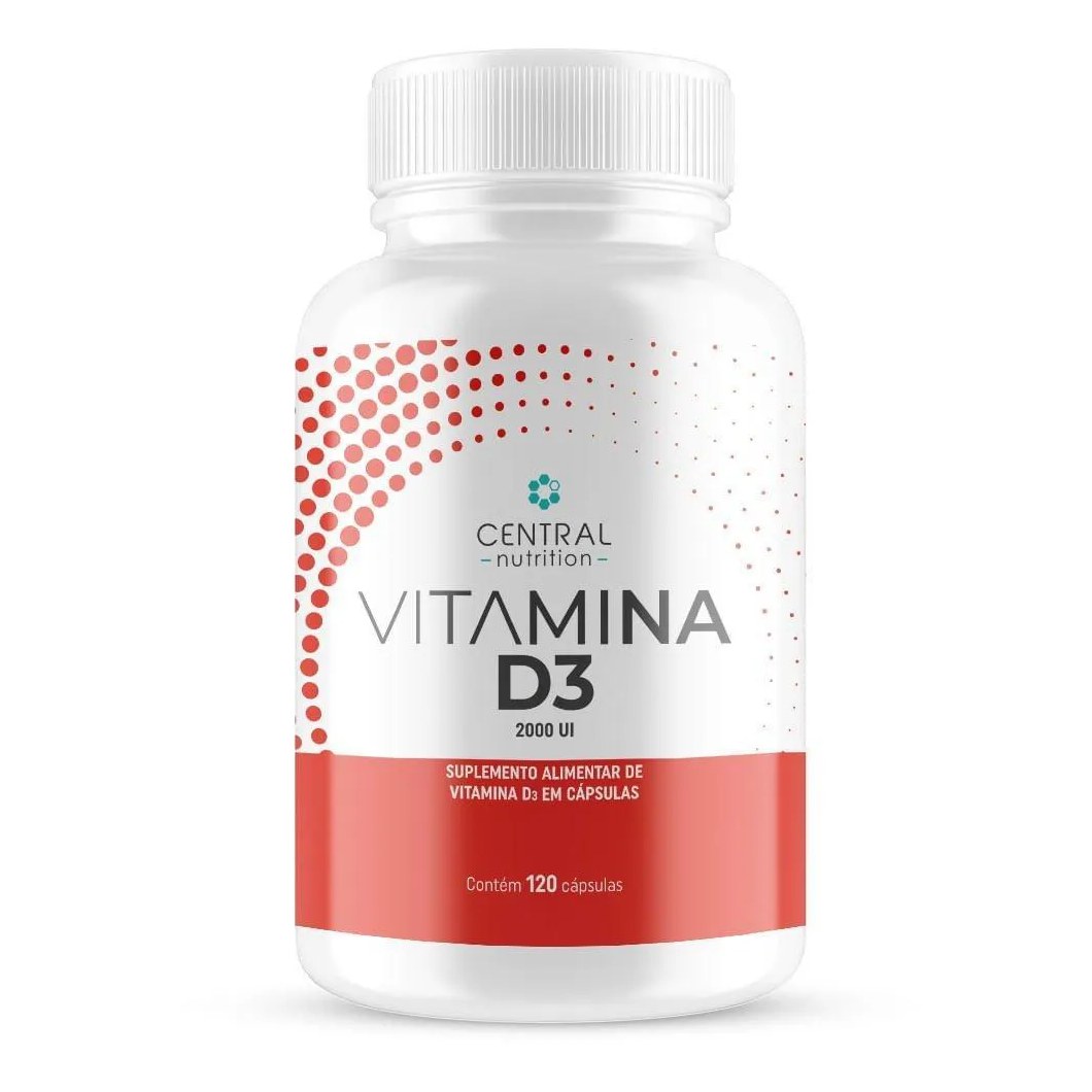 Vitamina D3 2000ui Central Nutrition 120 cápsulas