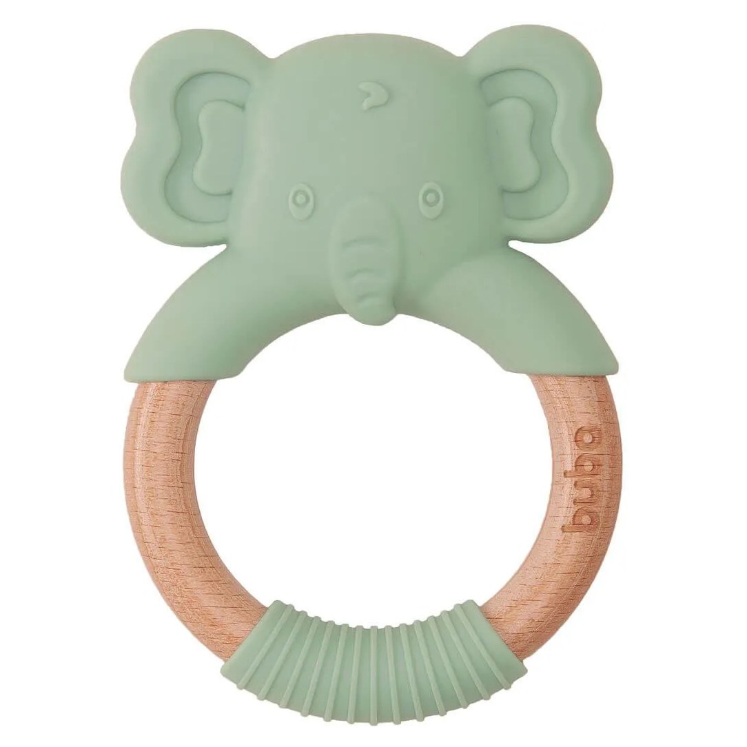 Mordedor Elefante em Silicone Verde - Buba
