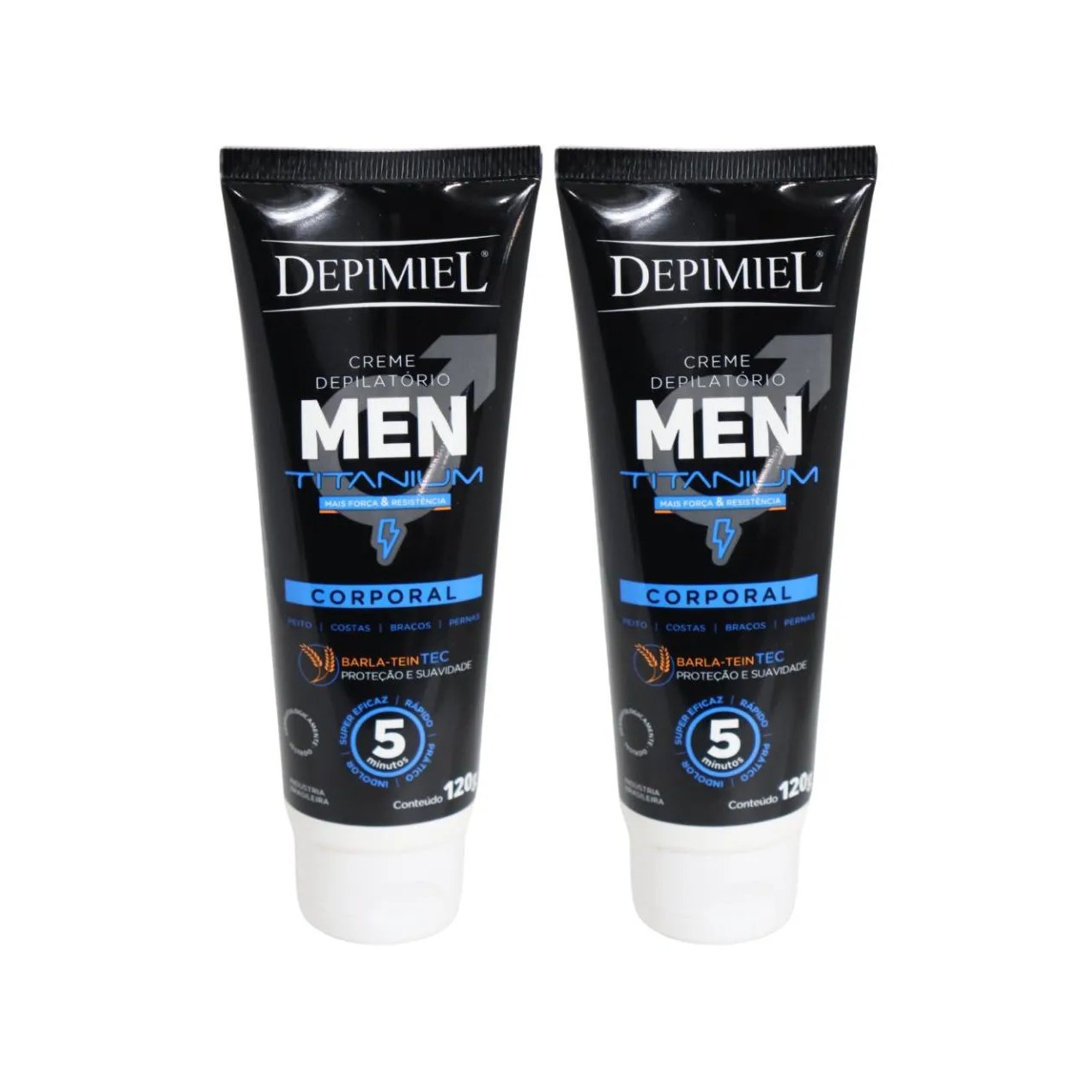 Kit 2 Creme Depilatório Men Corporal Masculino Depimiel