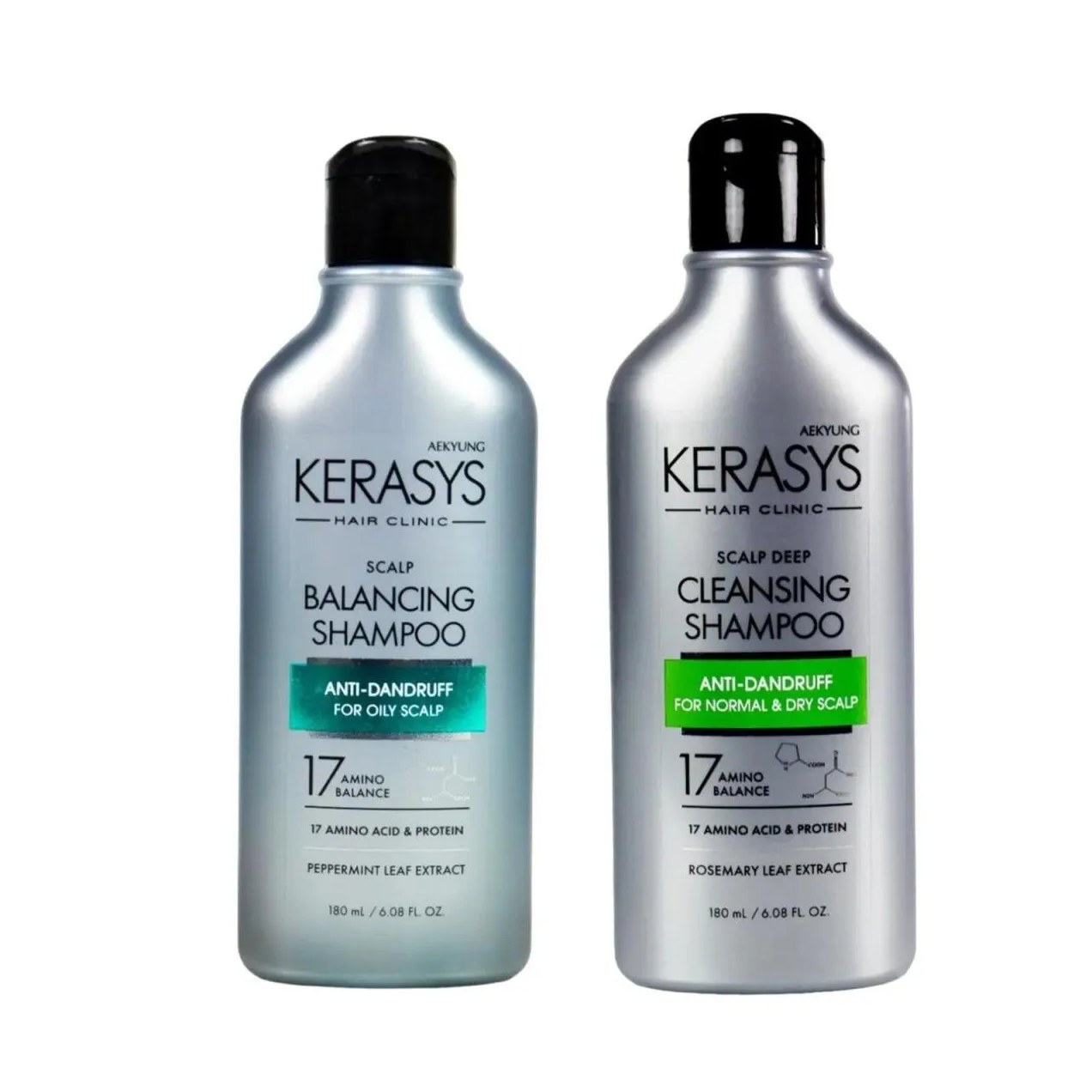Kerasys Scalp Balancing Shampoo 180ml + Deep Cleansing Shampoo 180ml
