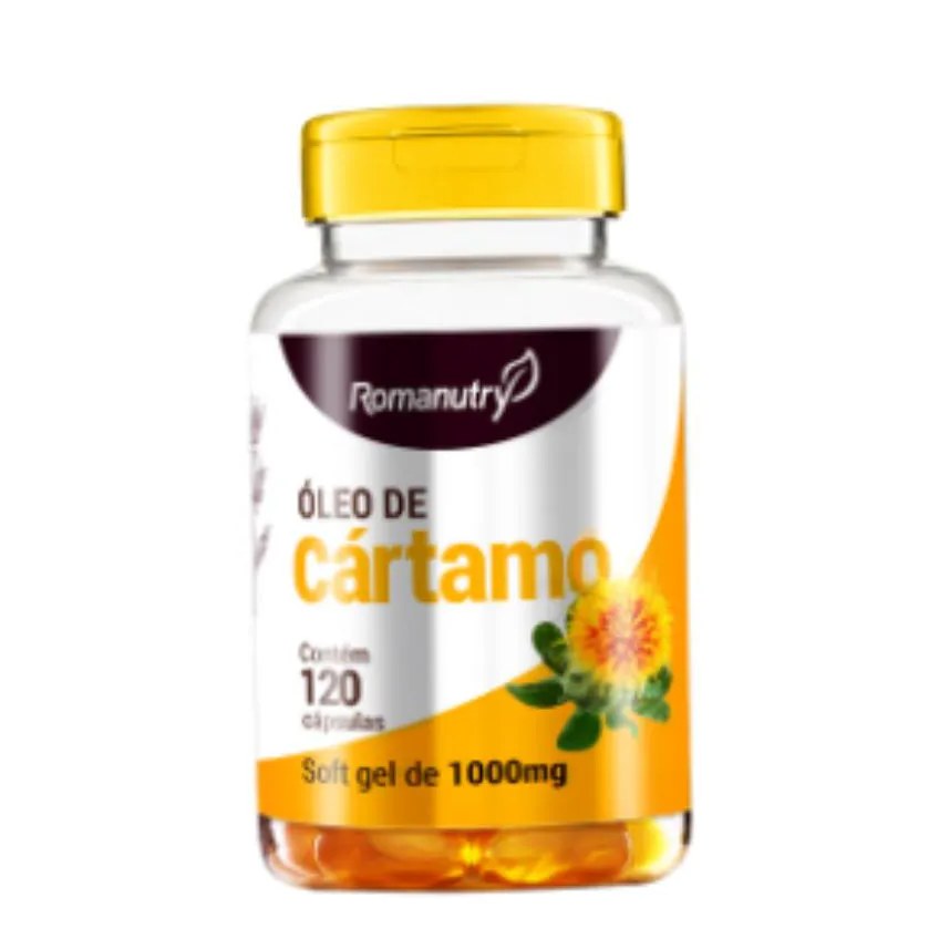 Óleo de Cartamo 1000mg 120 cápsula – Romanutry