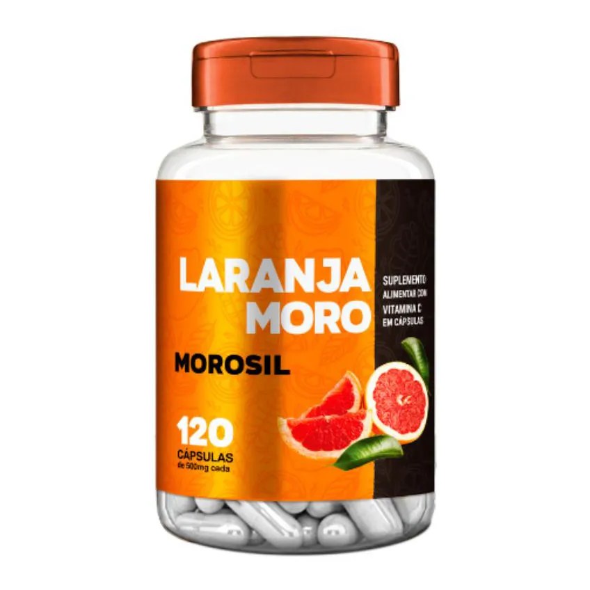 Laranja Moro 500mg 120 cápsula - Romanutry