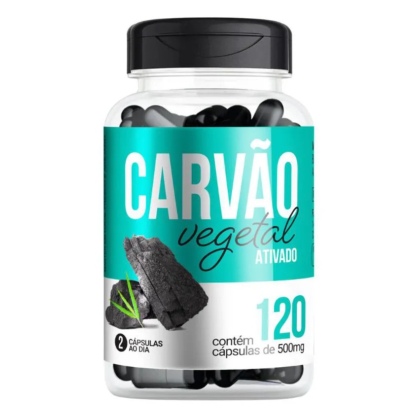 Carvão Vegetal 120 cápsula – Natuvite