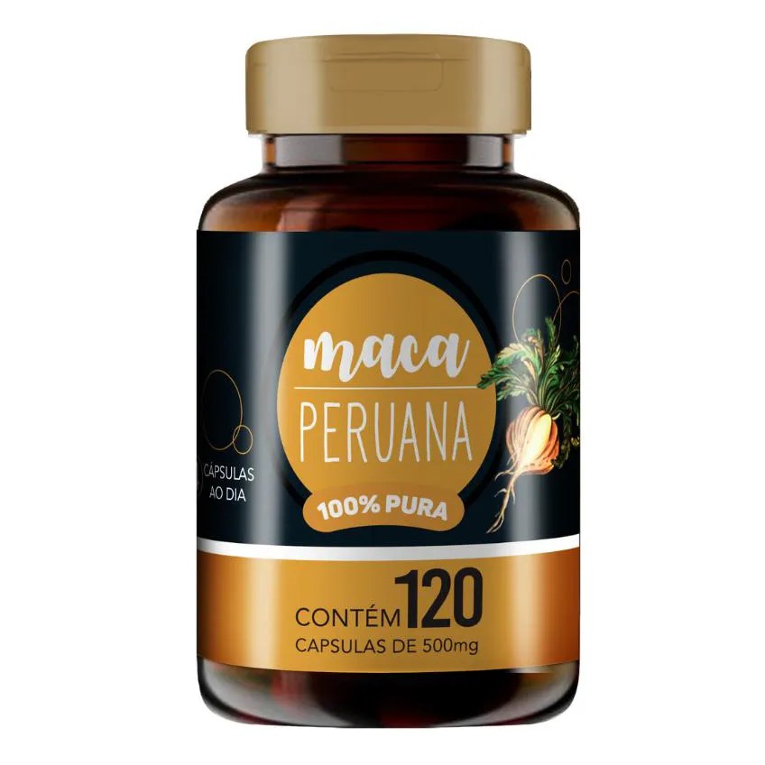 Maca Peruana 500mg 120 cápsula – Natuvite