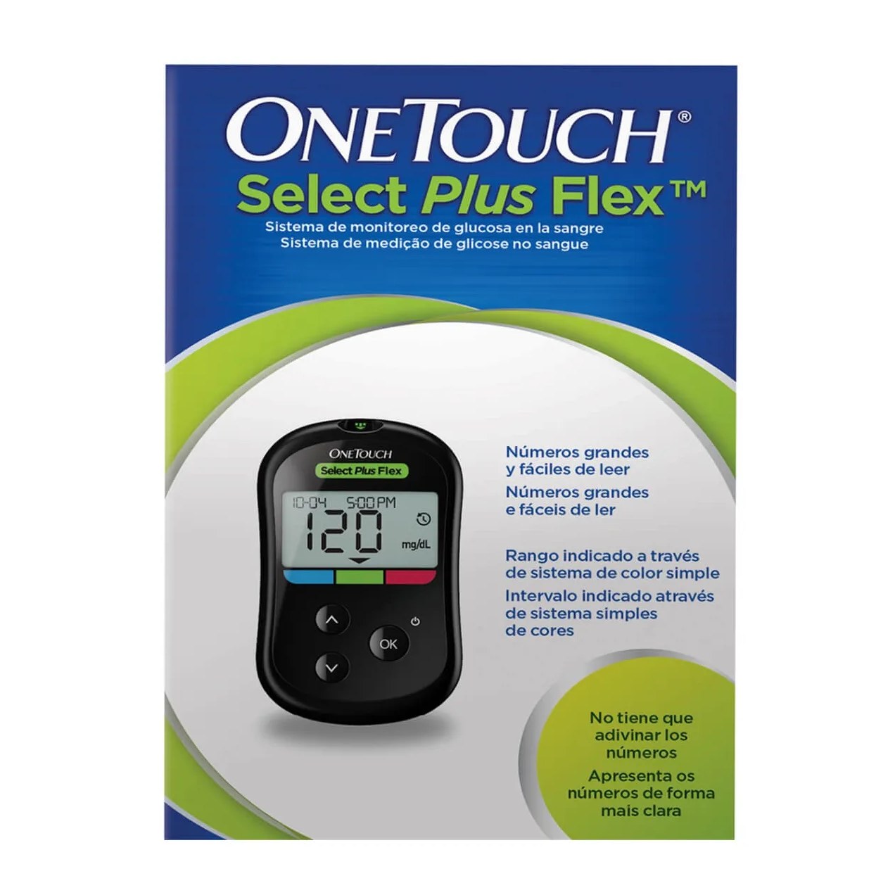 Medidor de Glicemia OneTouch Select Plus Flex com 1 unidade