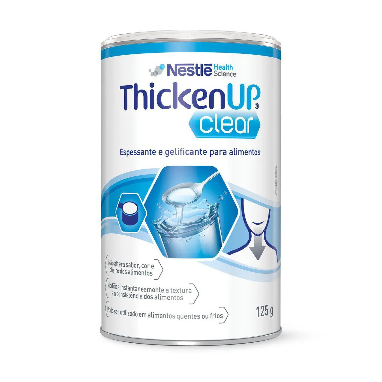 Espessante e Gelificante para Alimentos Nestlé Thickenup Clear 125g