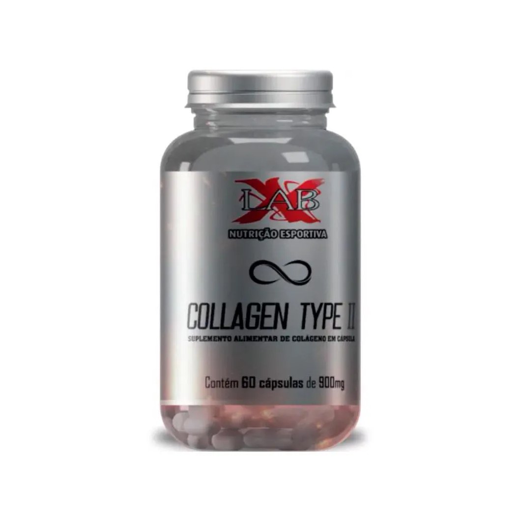 Colágeno em Capsulas Tipo 2 com Biotina - 900mg 60 Capsulas X-lab Nutrition