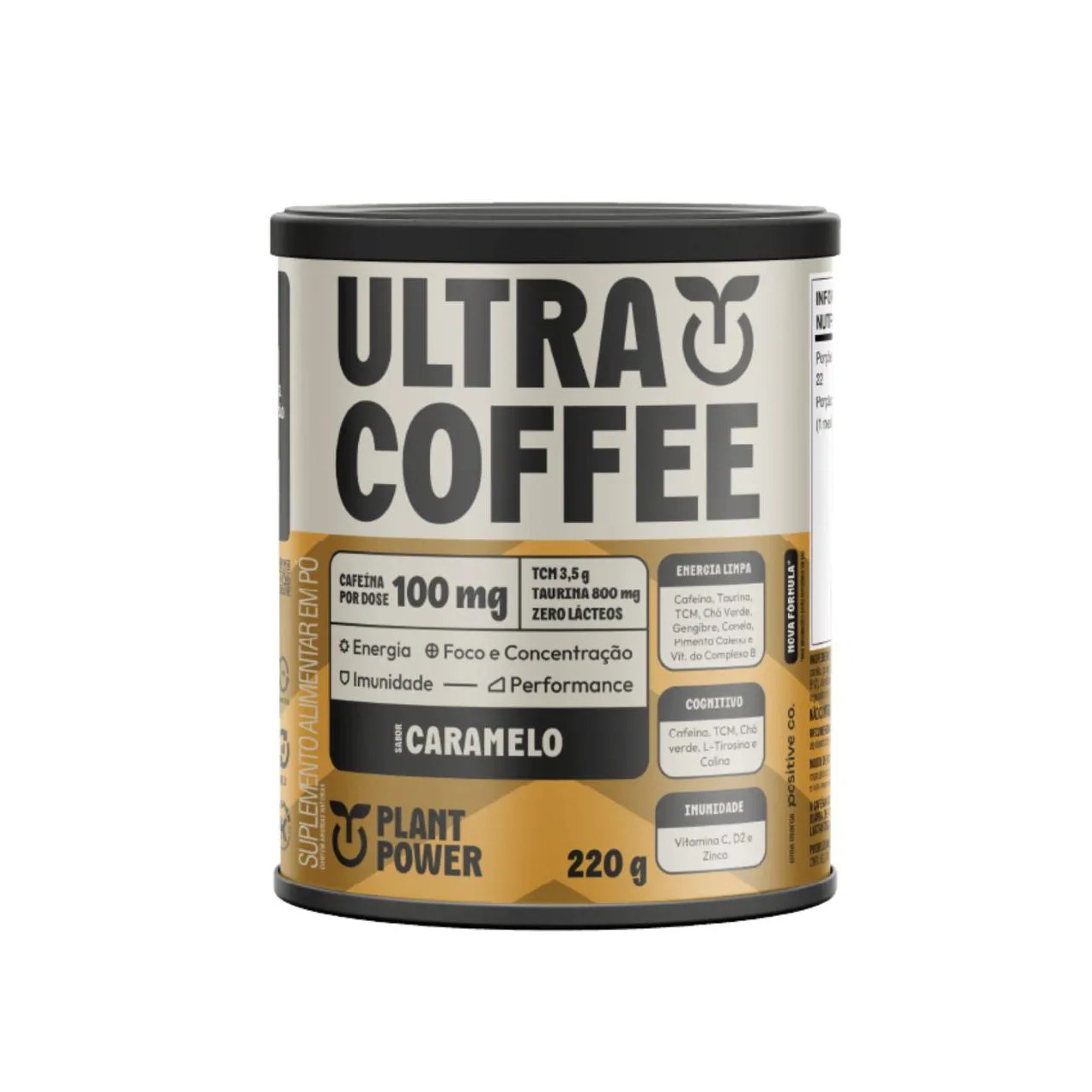 Ultracoffee Caramelo Plant Power 220g