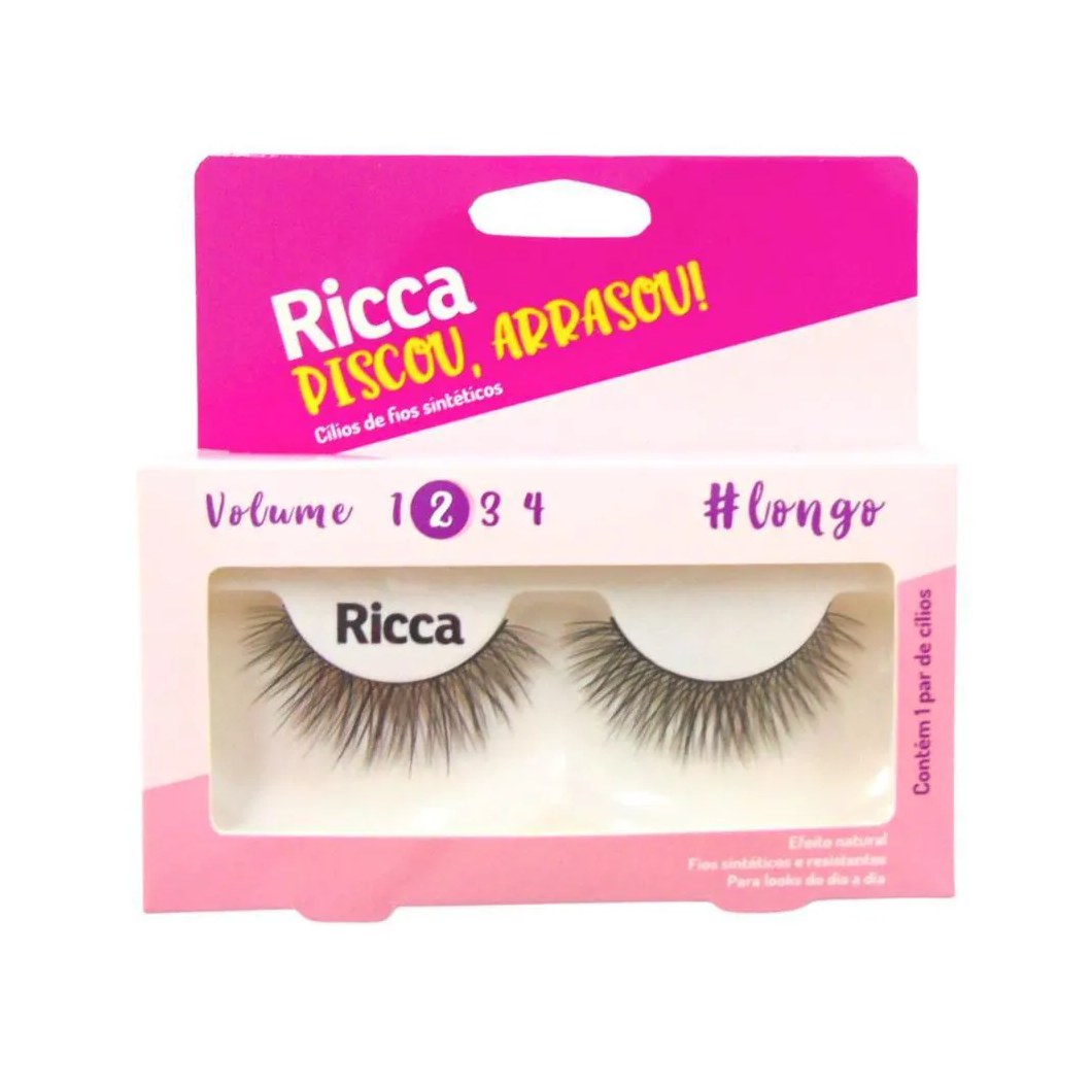 Cílios Postiços Ricca Belliz Piscou,arrasou Vol:2 Longo Cód.2678