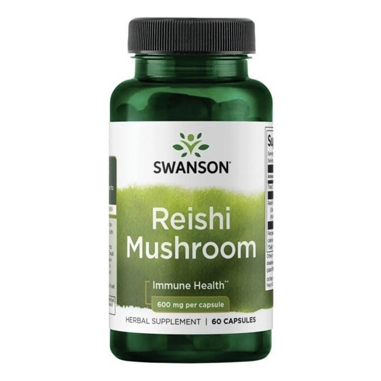 Cogumelo Reishi 600mg 60 cápsulas Swanson