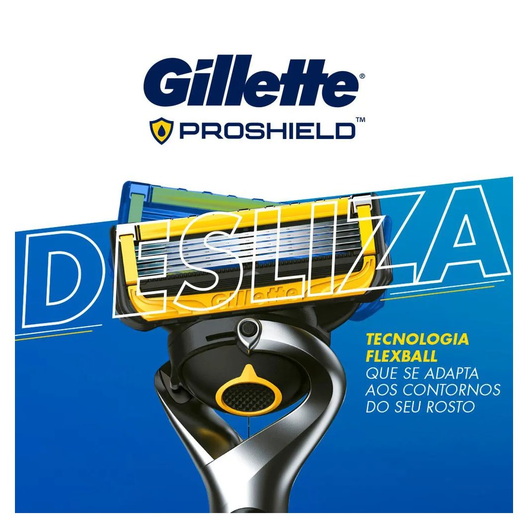 Aparelho de Barbear Gillette Fusion Proshield com 1 unidade