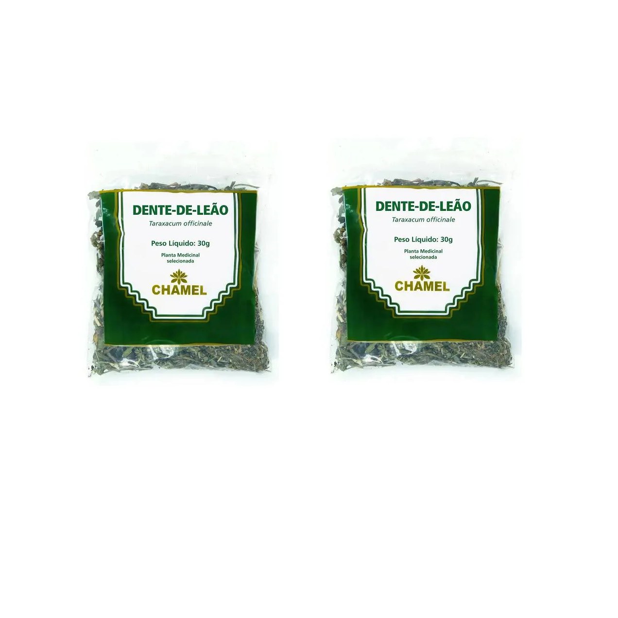 Kit 02 Pacote de Chá Dente de Leão 30g - Chamel