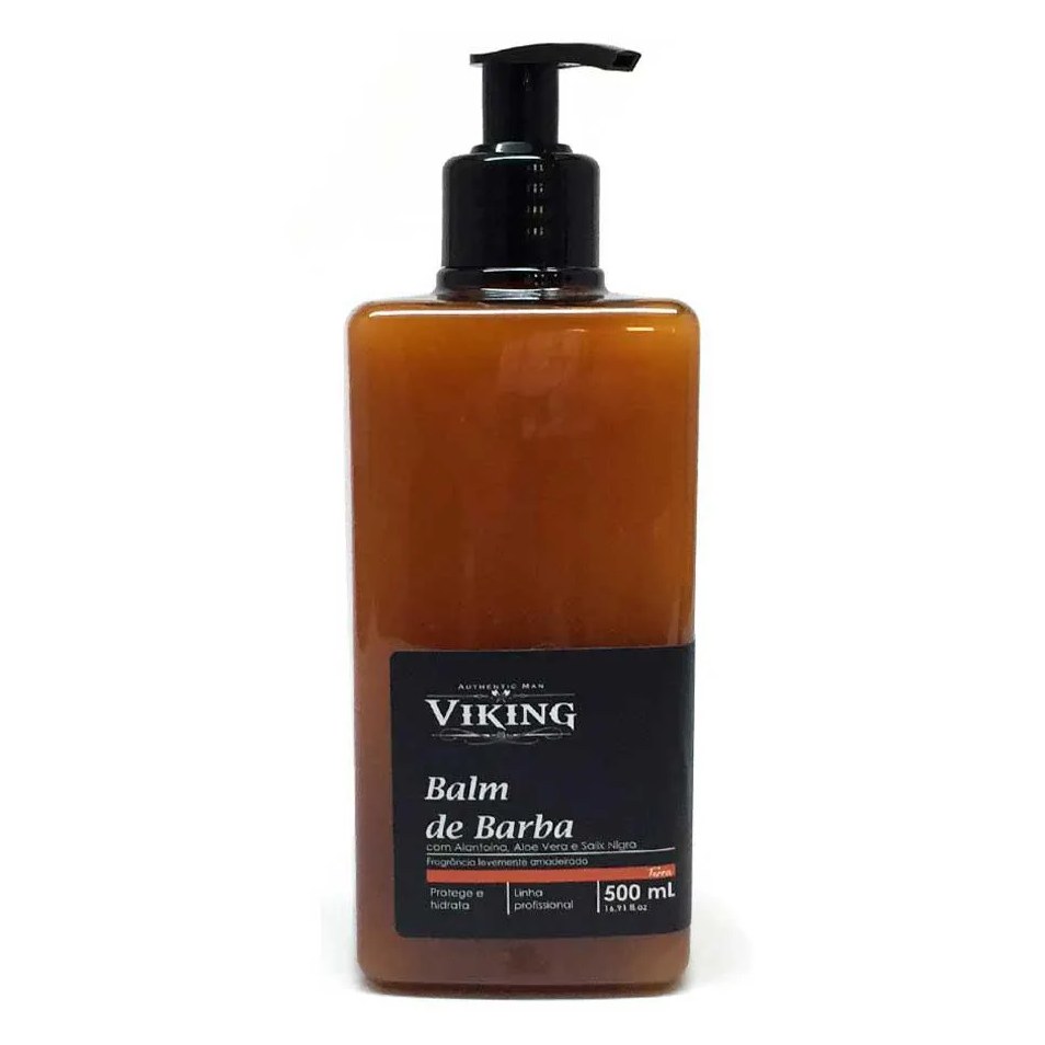 Balm de Barba Terra 500ml Bancada Barbearia - Linha Profissional Viking