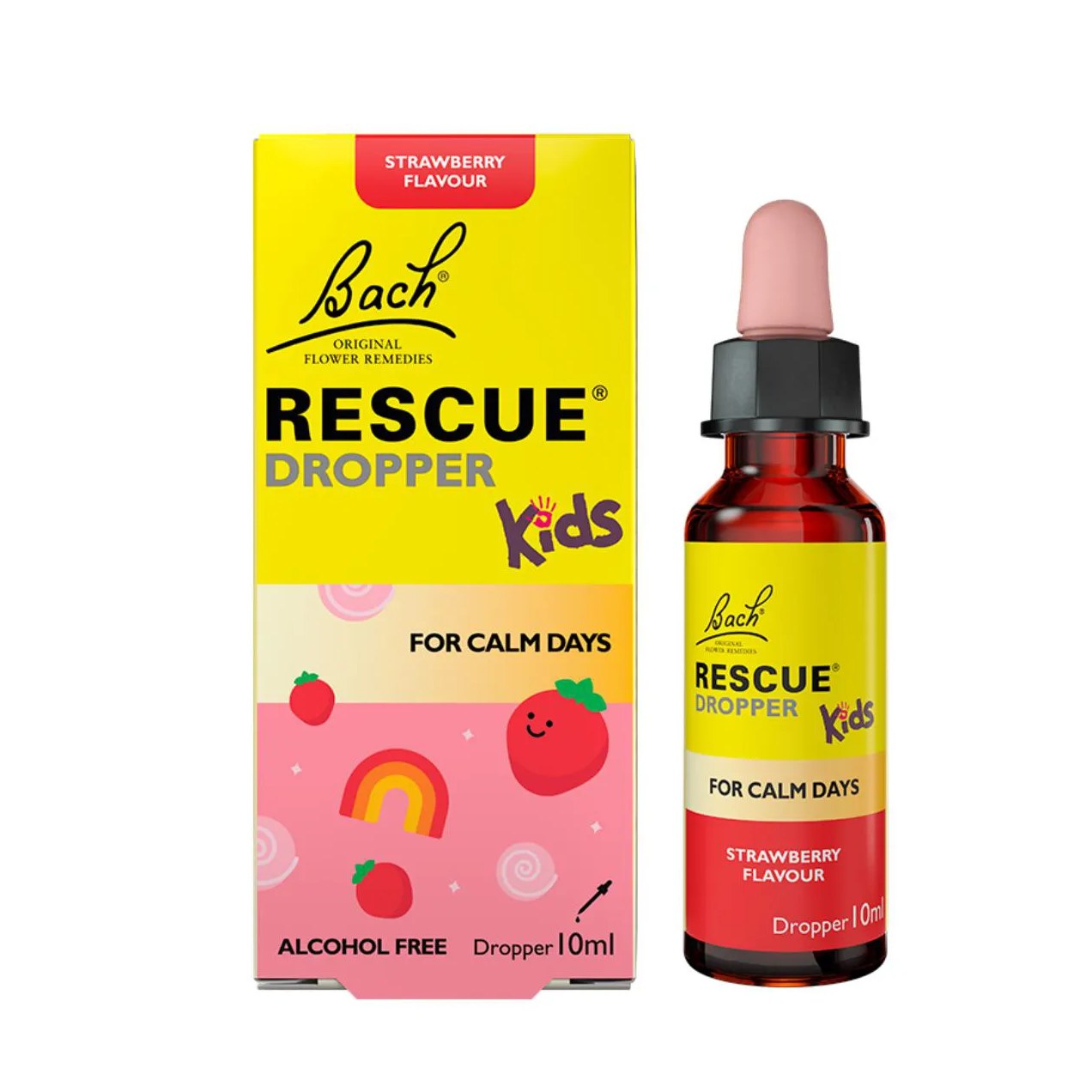 RESCUE REMEDY KIDS GOTAS MORANGO FLORAL DE BACH 10ML