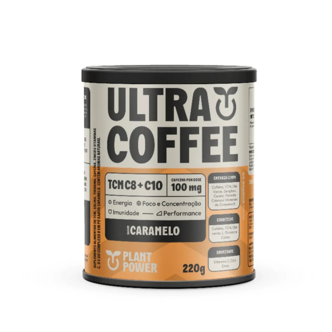 Ultra Coffee Plant Power Caramelo 220g