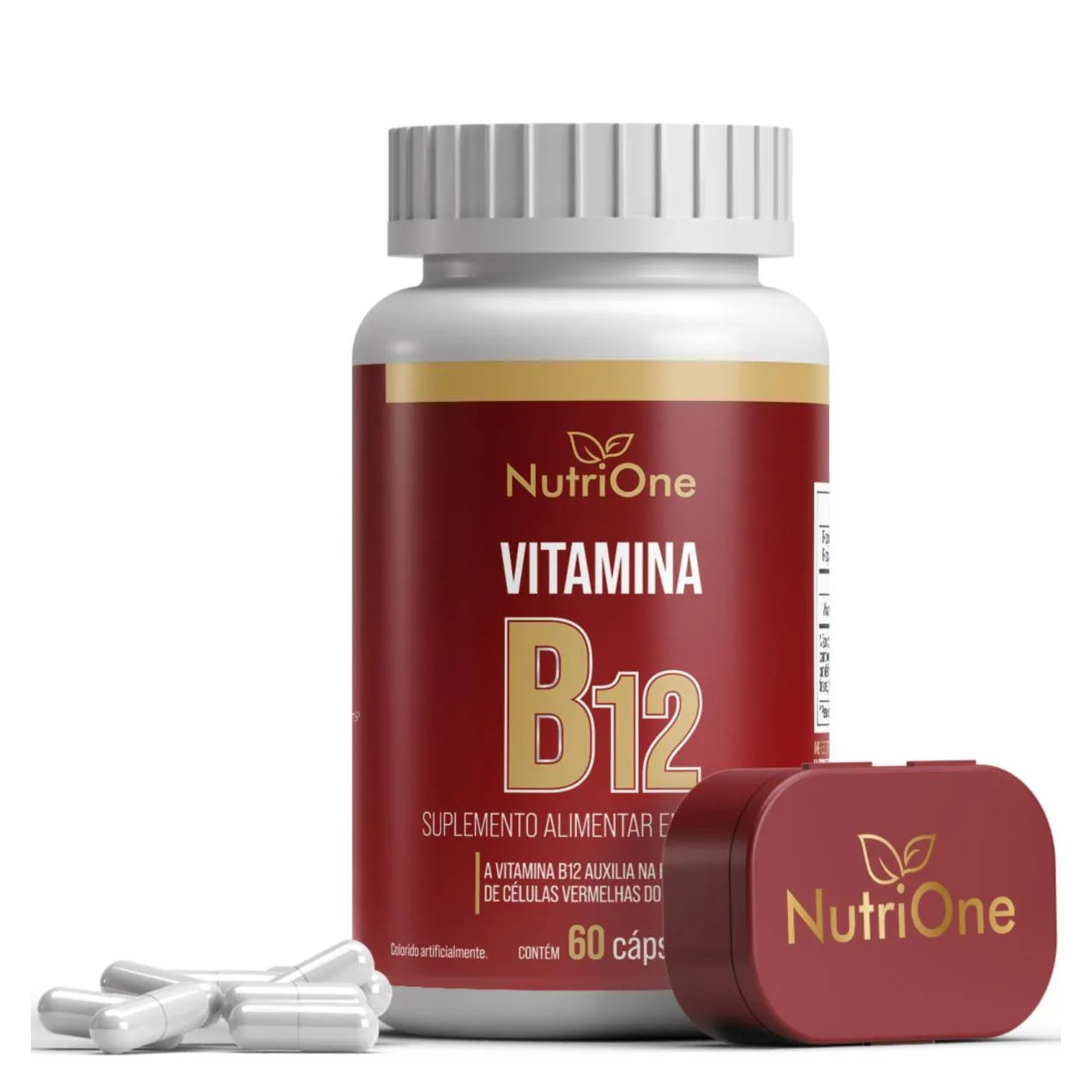 Vitamina B12 Máxima Concentração 60 Cápsulas - Nutrione