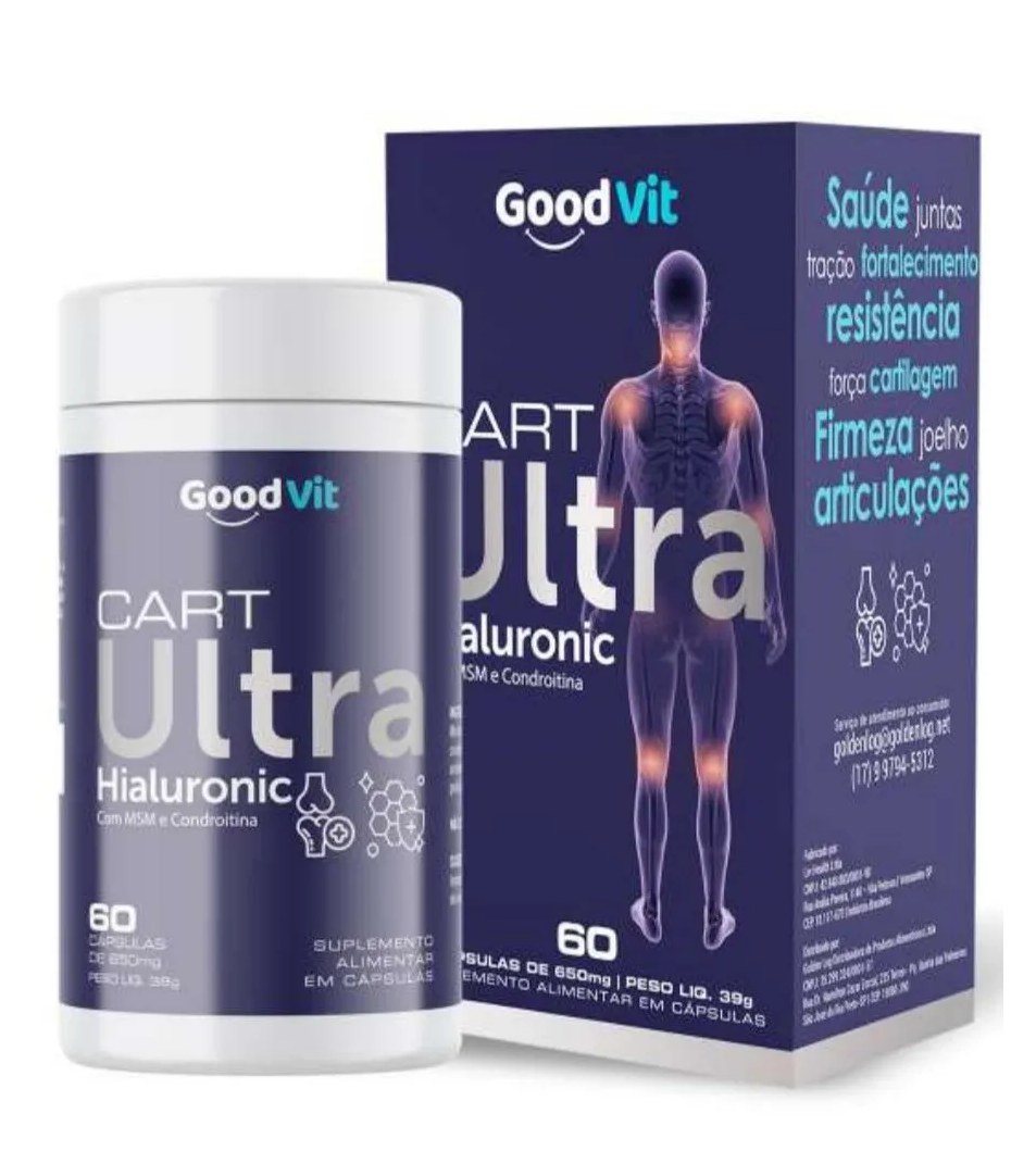 Cart Ultra Hialuronic com Msm e Condroitina C/60 Cps