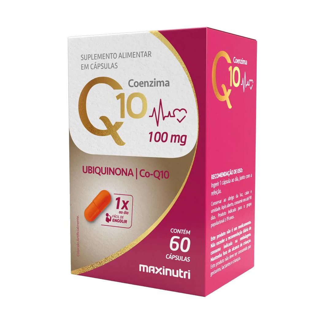 COENZIMA Q10 GOLD UBIQUINONA 100MG 60 CáPSULAS MAXINUTRI