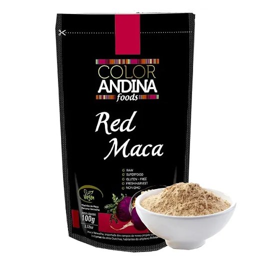 Maca Peruana Red (vermelha), Color Andina Food, 100g