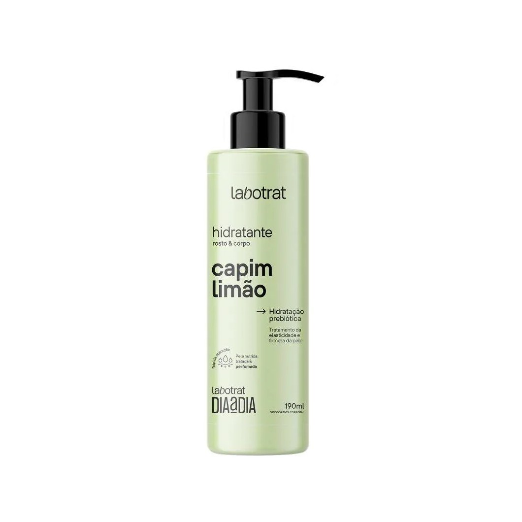 Hidratante Labotrat Rosto e Corpo Capim-limão Dia a Dia 190ml