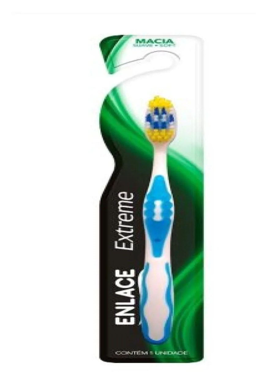 Escova Dental Enlace Extreme Macia - Embalagem com 12 unidades