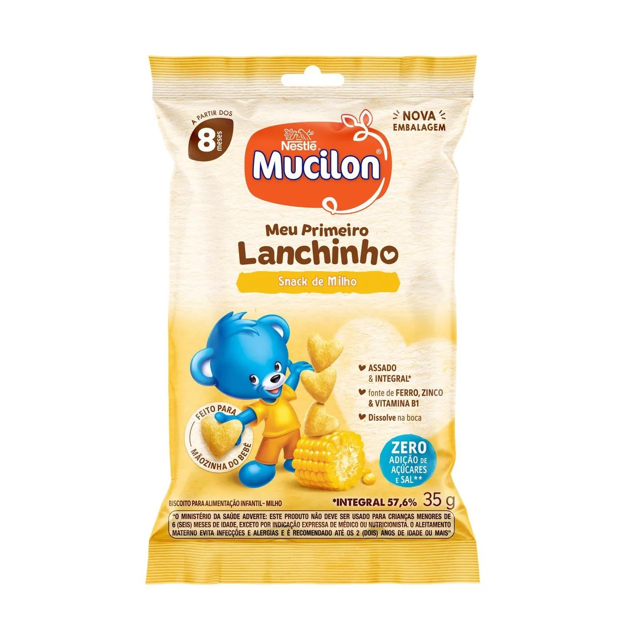 Snack Nestlé Mucilon Primeiro Lanchinho Tradicional 35g