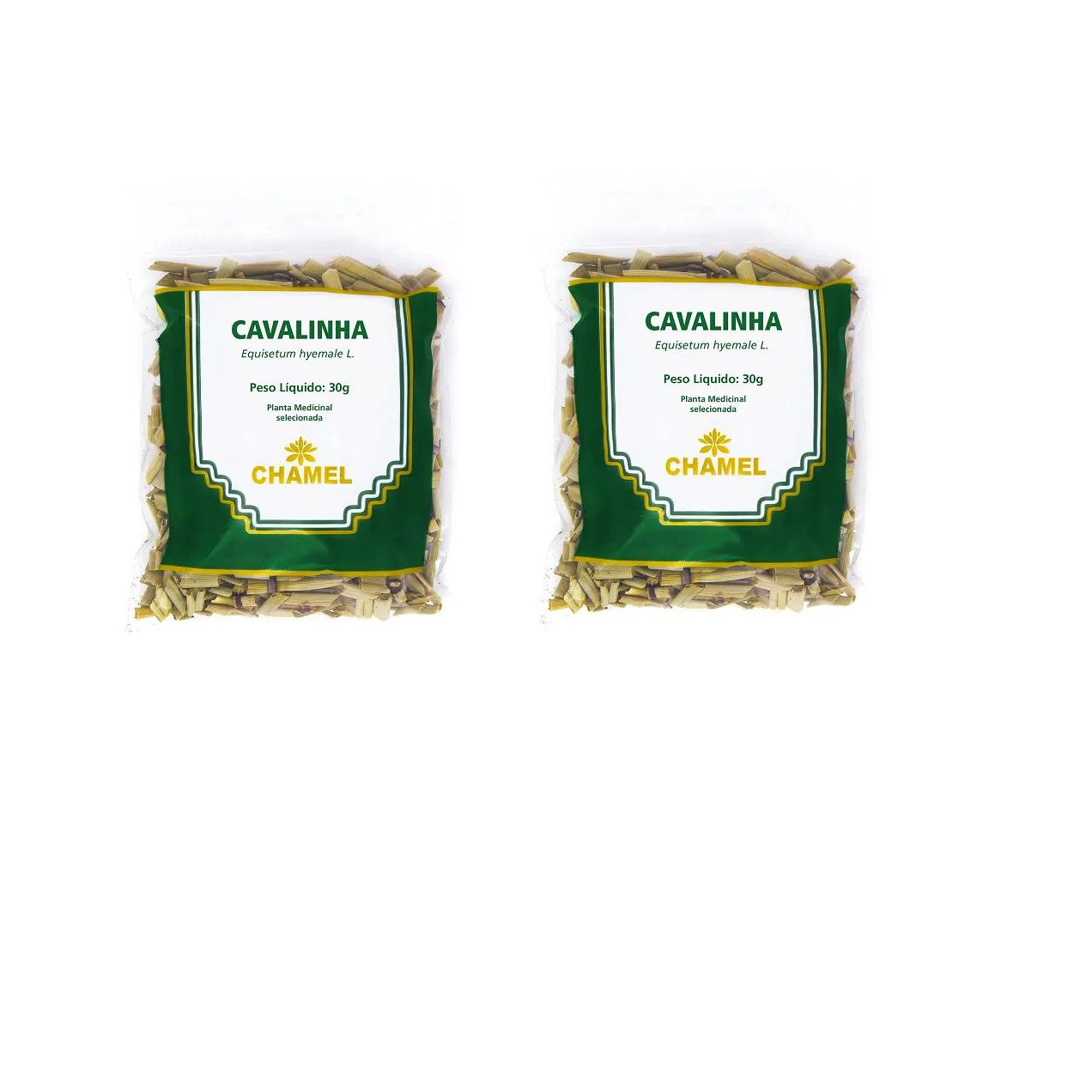 Kit 02 Pacote de Chá Cavalinha 30g - Chamel