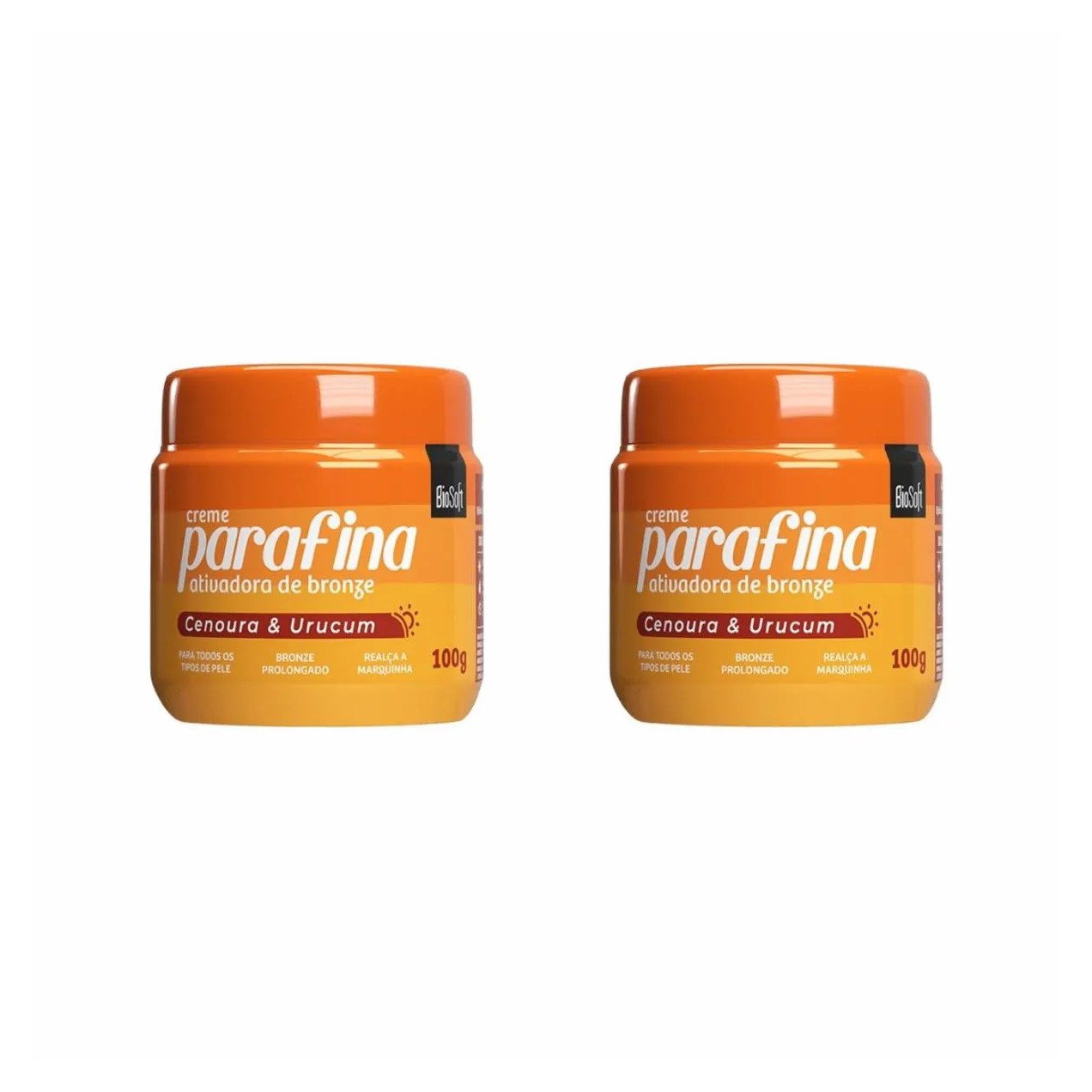 2 Parafina Ativadora Acelerador de Bronze Marquinha Biquini