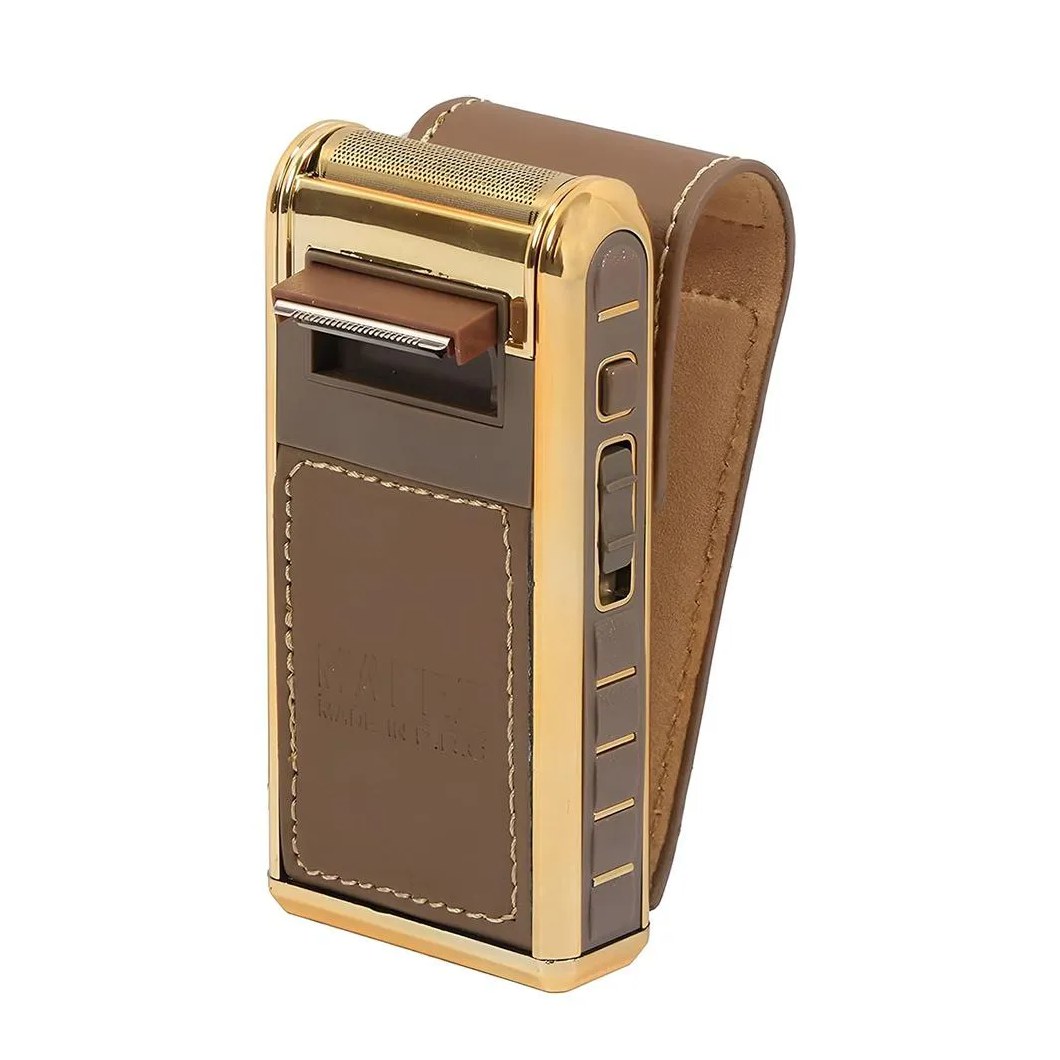 Aparador de Pelos Kemei Rscw - 5500 Dourado Barbeador Elétrico