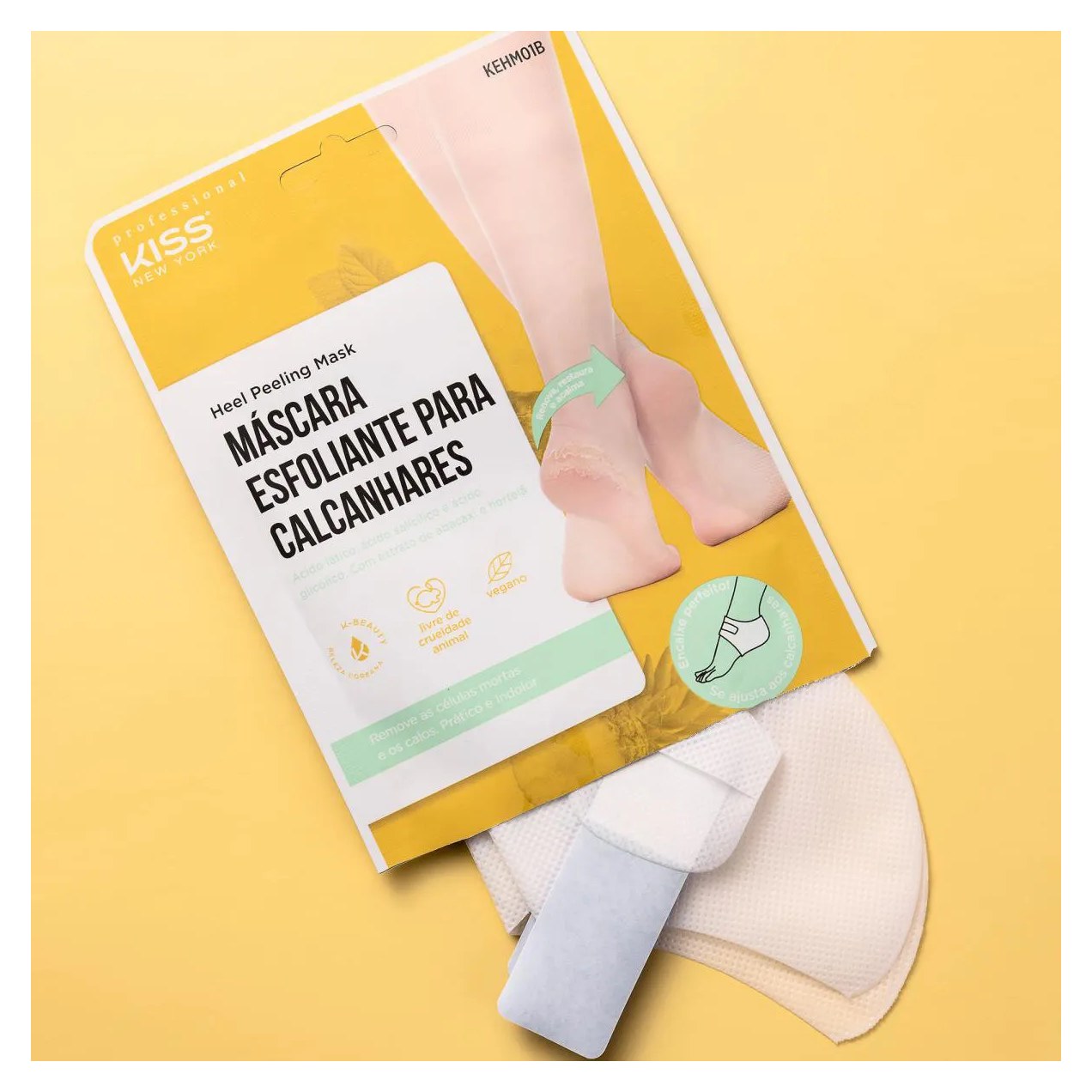 Máscara Esfoliante para Calcanhares - Kiss New York