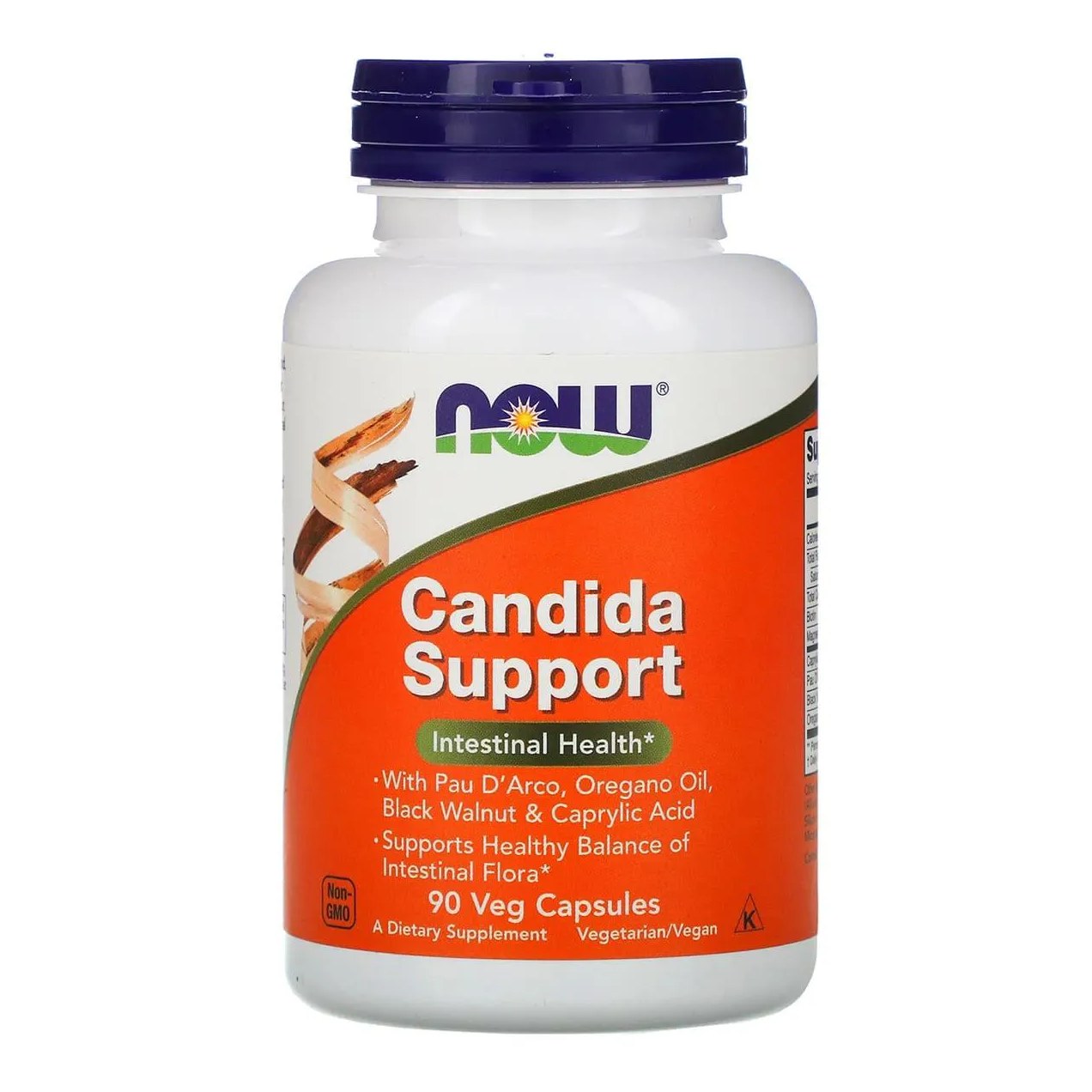 Vitamina Candid@ 90 Capsulas Veganas - Now Foods - Suporte - Importada