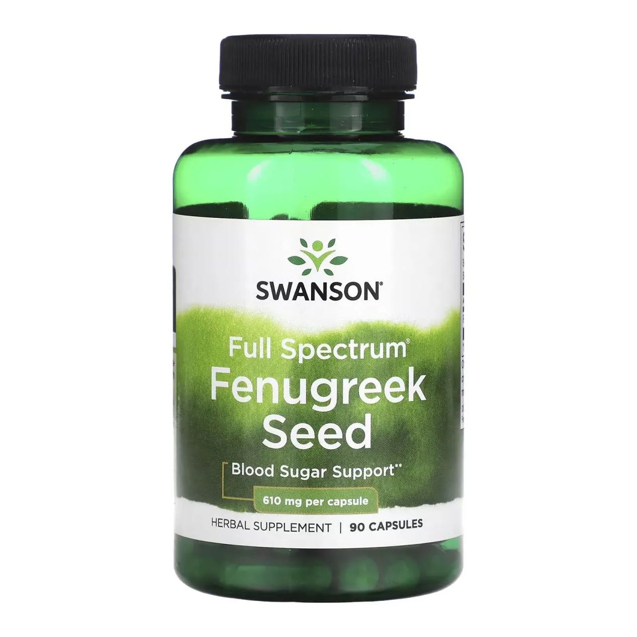 Semente de Feno-grego 610mg 90 Capsulas - Swanson