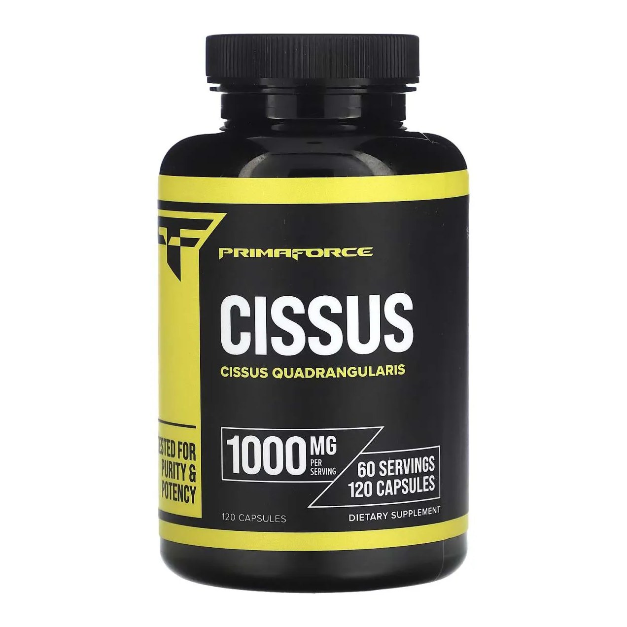 Cissus Quadrangularis 1000mg 120 Cápsulas - Primaforce