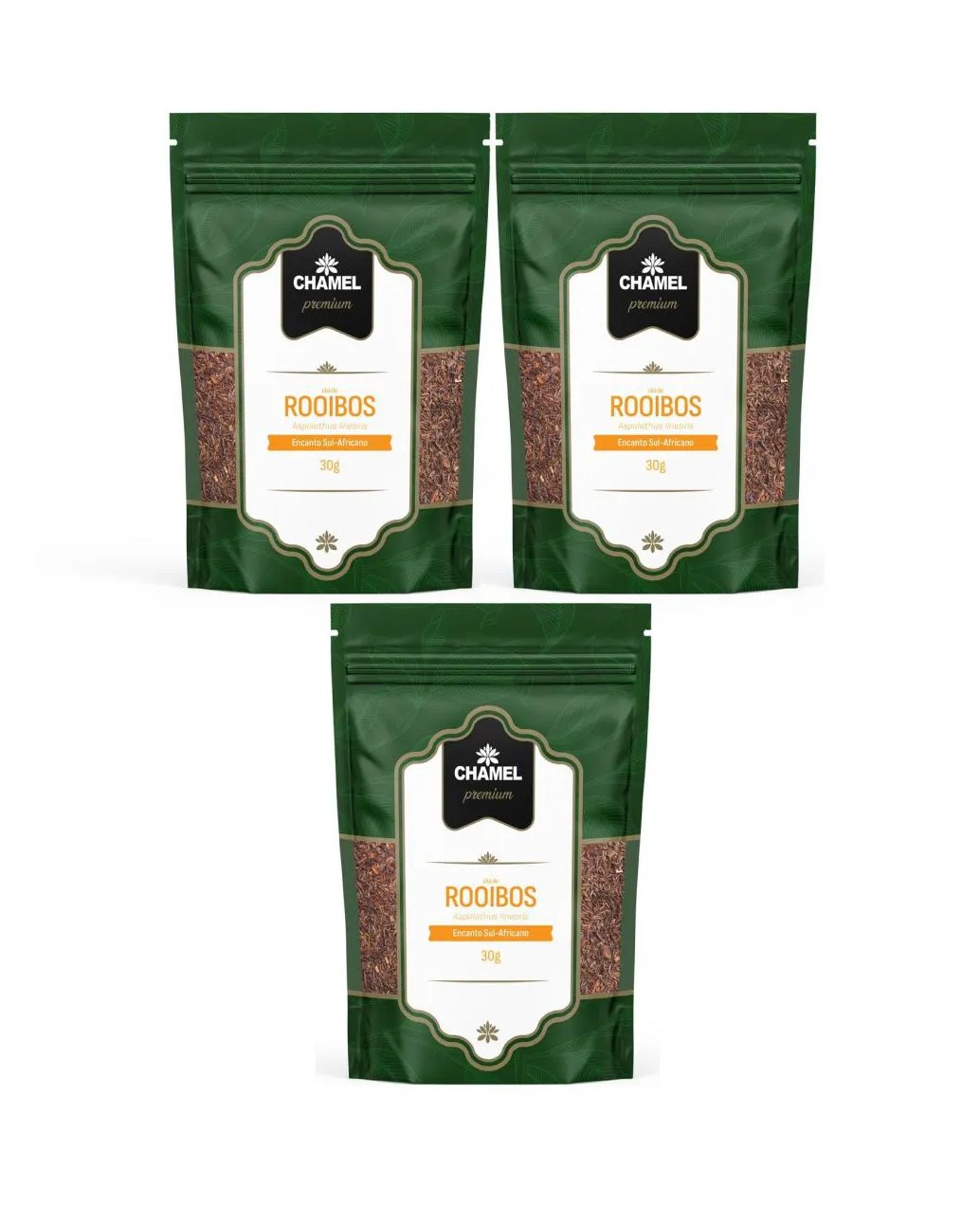 Kit 3 Chá de Rooibos (aspalathus Linearis) 30g – Chamel
