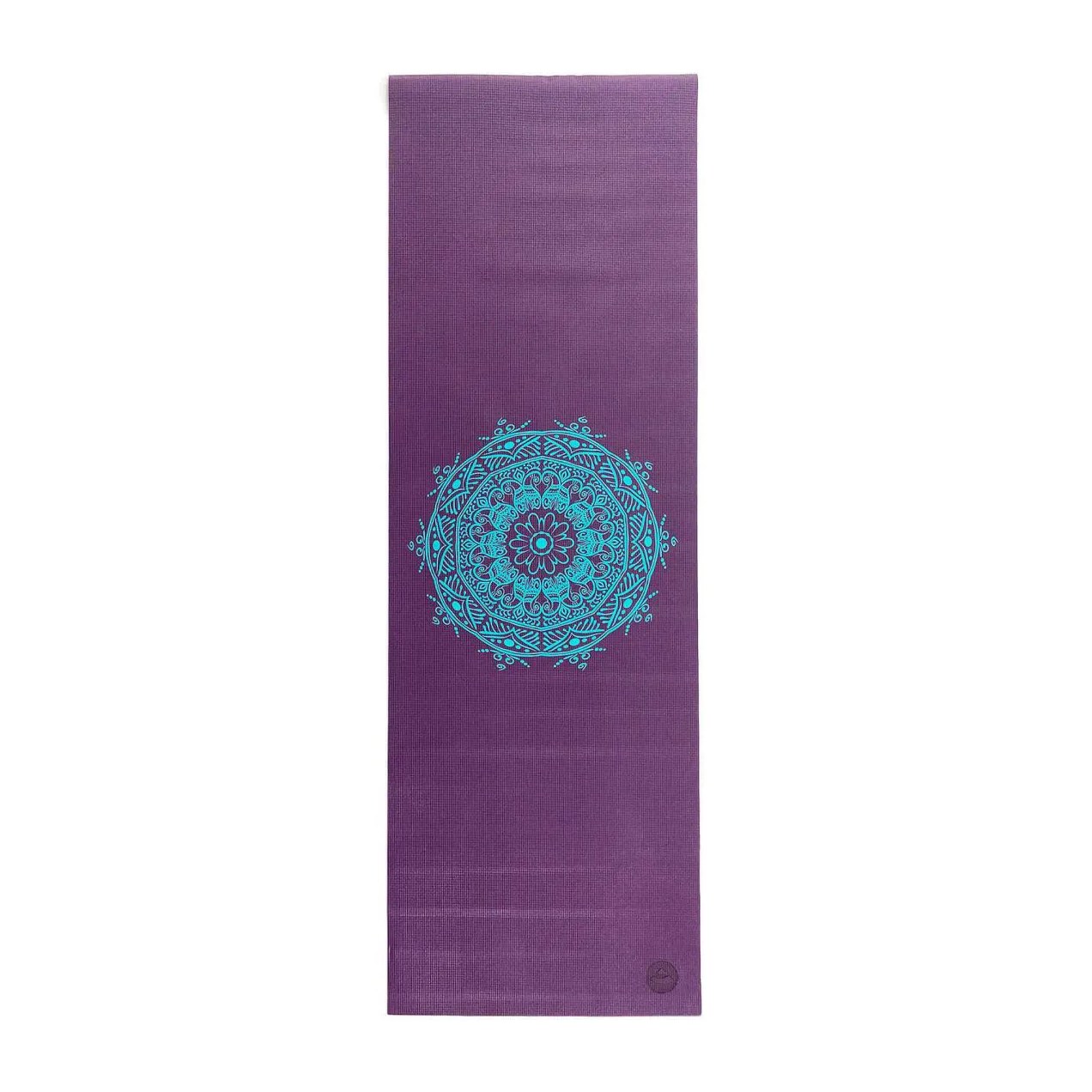 Leela Mandala – 4.5mm Pvc Ecológico Ameixa Mandala Turquesa