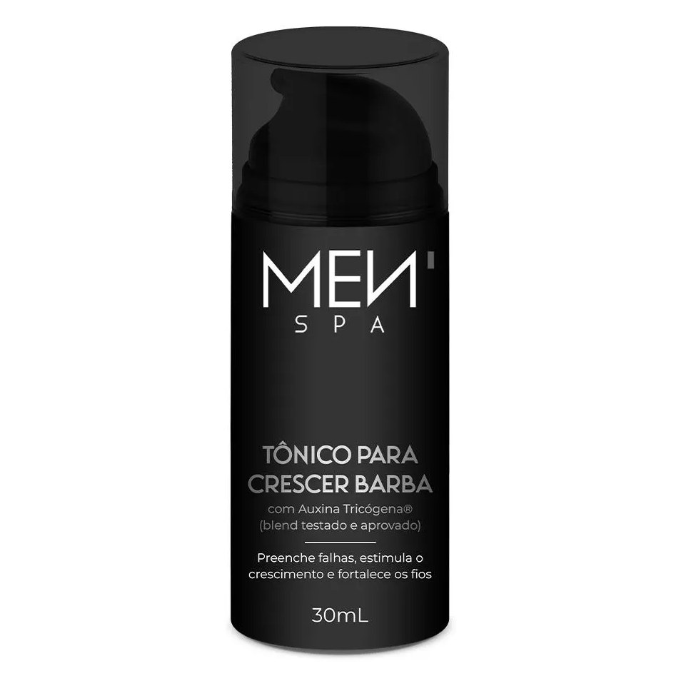 Tônico para Crescer Barba 30 Dias - Acelera e Preenche Falhas 30ml Menspa